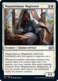 Magnanimous Magistrate (7) [Jumpstart 2022]