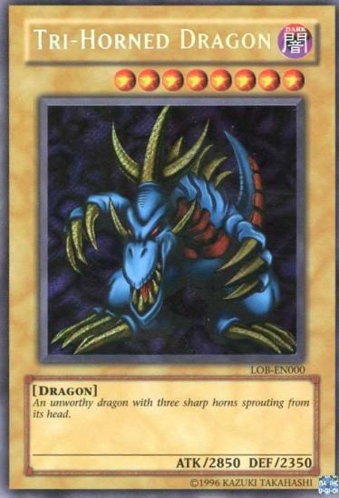 Tri-Horned Dragon (LOB-EN000) (LOB-EN000) [Legend of Blue Eyes White Dragon (Worldwide English)]