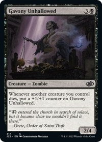 Gavony Unhallowed (417) [Jumpstart 2022]