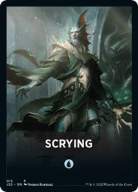 Scrying Theme Card (15) [Jumpstart 2022]