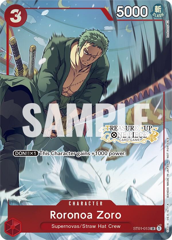 Roronoa Zoro - ST01-013 (Treasure Cup) (ST01-013) [One Piece Promotion Cards]