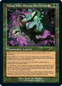 Nissa, Who Shakes the World (Retro Frame) (1042) [Secret Lair Drop Series]