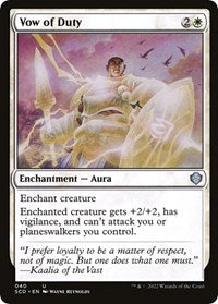 Vow of Duty (40) [Starter Commander Decks]