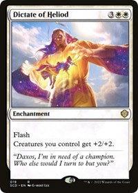 Dictate of Heliod (19) [Starter Commander Decks]