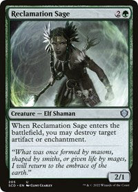 Reclamation Sage (205) [Starter Commander Decks]
