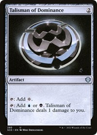 Talisman of Dominance (280) [Starter Commander Decks]