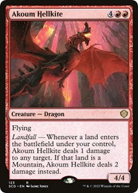Akoum Hellkite (123) [Starter Commander Decks]