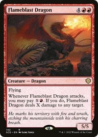 Flameblast Dragon (142) [Starter Commander Decks]