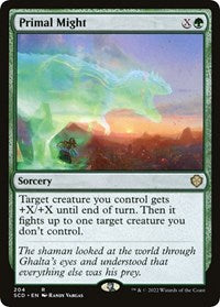 Primal Might (204) [Starter Commander Decks]