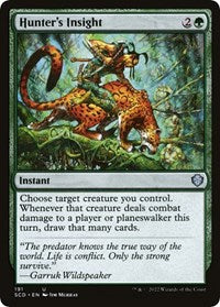 Hunter's Insight (191) [Starter Commander Decks]