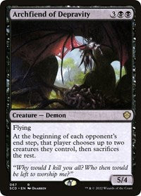 Archfiend of Depravity (67) [Starter Commander Decks]