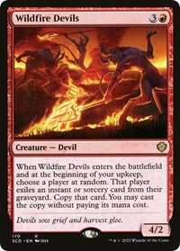Wildfire Devils (170) [Starter Commander Decks]