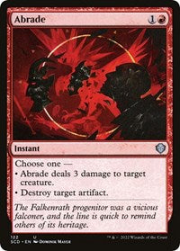 Abrade (122) [Starter Commander Decks]