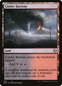 Cinder Barrens (294) [Starter Commander Decks]