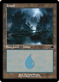 Island (405) (Retro Frame) (405) [Dominaria Remastered]