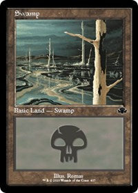 Swamp (407) (Retro Frame) (407) [Dominaria Remastered]