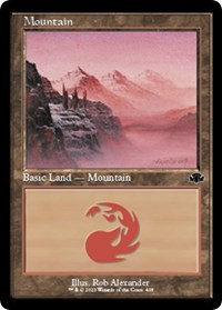 Mountain (408) (Retro Frame) (408) [Dominaria Remastered]
