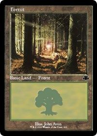 Forest (410) (Retro Frame) (410) [Dominaria Remastered]