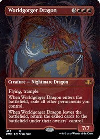 Worldgorger Dragon (Borderless) (437) [Dominaria Remastered]