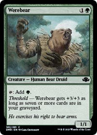 Werebear (182) [Dominaria Remastered]