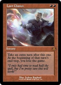 Last Chance (Retro Frame) (325) [Dominaria Remastered]