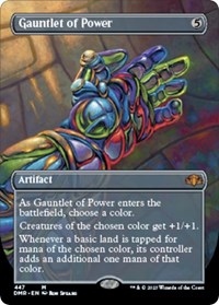 Gauntlet of Power (Borderless) (447) [Dominaria Remastered]