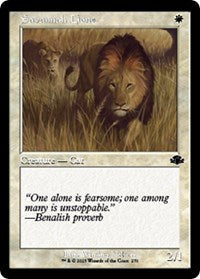 Savannah Lions (Retro Frame) (270) [Dominaria Remastered]