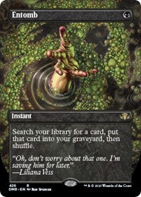 Entomb (Borderless) (426) [Dominaria Remastered]