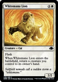 Whitemane Lion (35) [Dominaria Remastered]