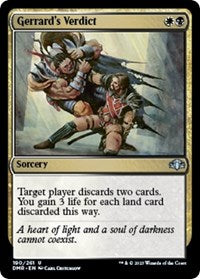 Gerrard's Verdict (190) [Dominaria Remastered]