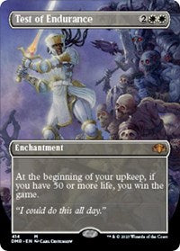 Test of Endurance (Borderless) (414) [Dominaria Remastered]