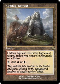 Clifftop Retreat (Retro Frame) (393) [Dominaria Remastered]