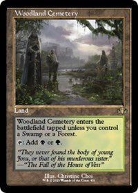 Woodland Cemetery (Retro Frame) (401) [Dominaria Remastered]