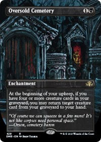 Oversold Cemetery (Borderless) (428) [Dominaria Remastered]