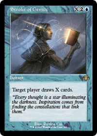 Stroke of Genius (Retro Frame) (293) [Dominaria Remastered]