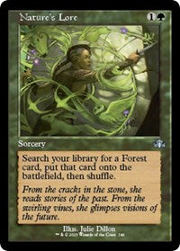 Nature's Lore (Retro Frame) (346) [Dominaria Remastered]