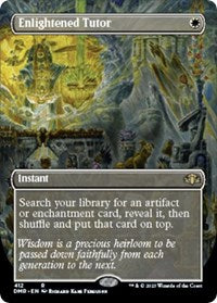 Enlightened Tutor (Borderless) (412) [Dominaria Remastered]