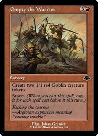 Empty the Warrens (Retro Frame) (318) [Dominaria Remastered]