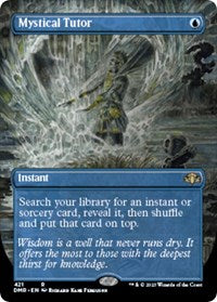 Mystical Tutor (Borderless) (421) [Dominaria Remastered]