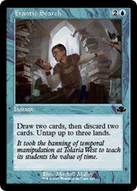 Frantic Search (Retro Frame) (285) [Dominaria Remastered]