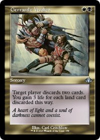Gerrard's Verdict (Retro Frame) (358) [Dominaria Remastered]