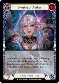 Blessing of Aether (Yellow) - LGS117 (LGS117) [Flesh and Blood: Promo Cards]