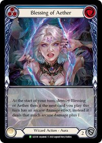 Blessing of Aether (Blue) - LGS118 (LGS118) [Flesh and Blood: Promo Cards]