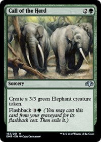 Call of the Herd (153) [Dominaria Remastered]