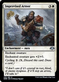 Improvised Armor (10) [Dominaria Remastered]