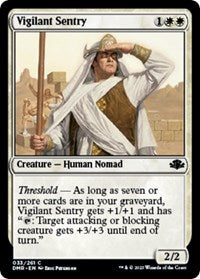 Vigilant Sentry (33) [Dominaria Remastered]