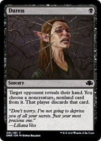 Duress (81) [Dominaria Remastered]