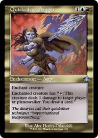 Quicksilver Dagger (Retro Frame) (363) [Dominaria Remastered]