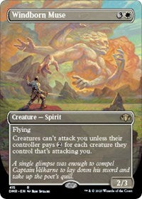 Windborn Muse (Borderless) (415) [Dominaria Remastered]