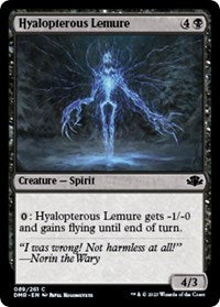 Hyalopterous Lemure (89) [Dominaria Remastered]